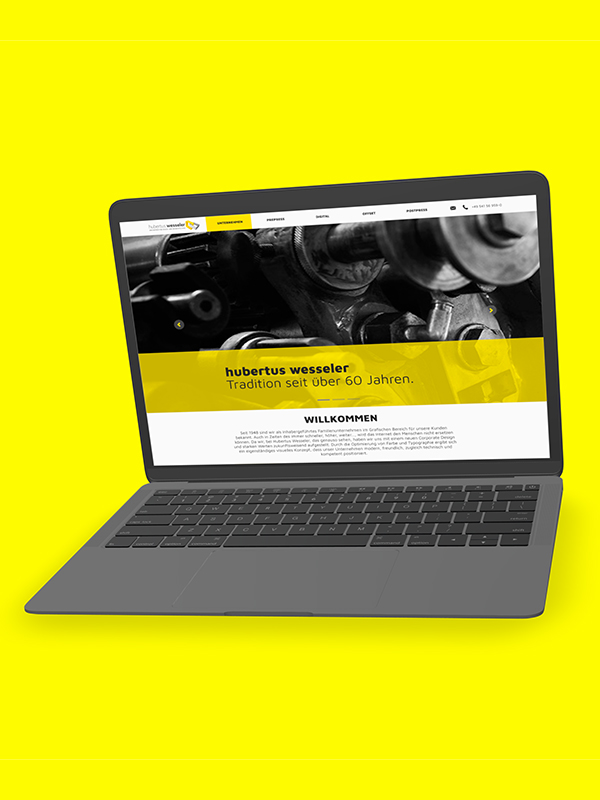 Portfolio Projekt Hubertus Wesseler